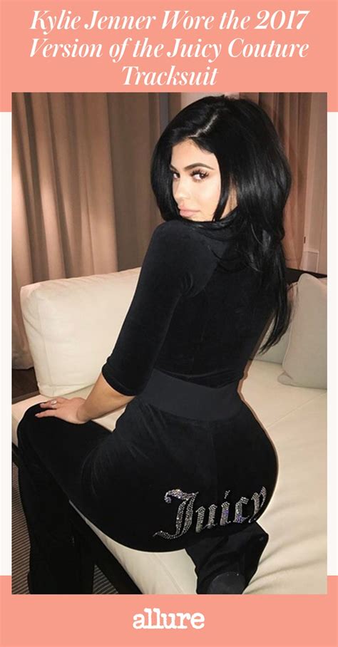 kylie jenner  wore   version   juicy couture tracksuit allure