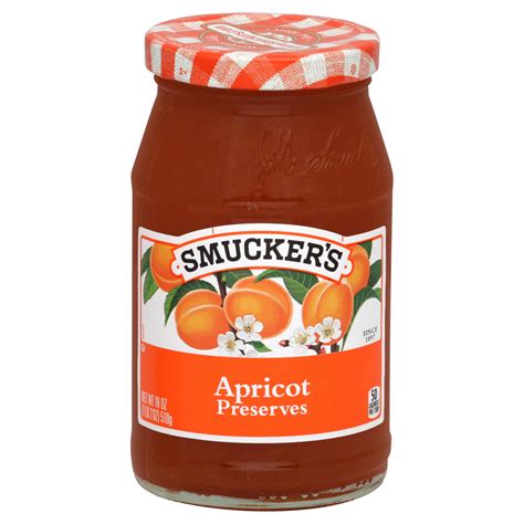 smuckers apricot preserves  oz food grocery breakfast foods jams jellies preserves