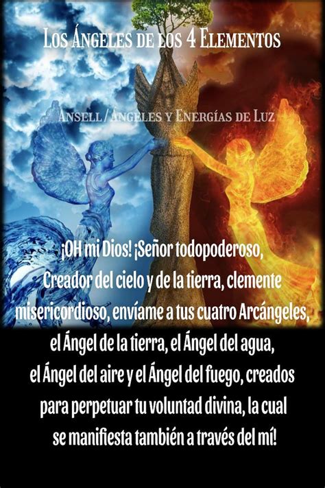 invocacion  los angeles de los  elementos arcangeles de dios los