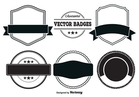 vector badge templates  vector art  vecteezy