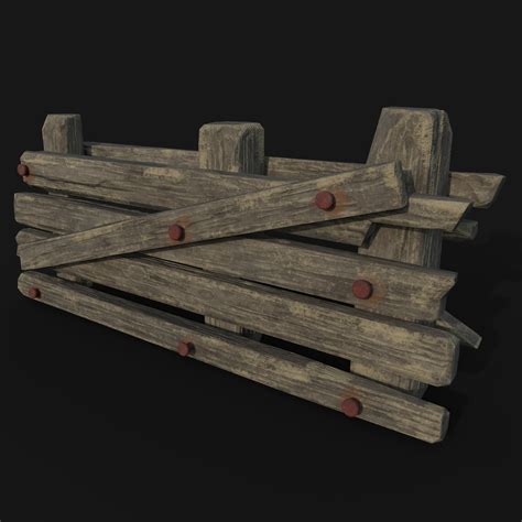 wooden barricade flippednormals