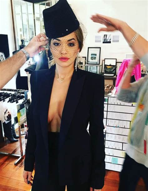 rita ora your song babe flashes nipple in hot instagram pic daily star