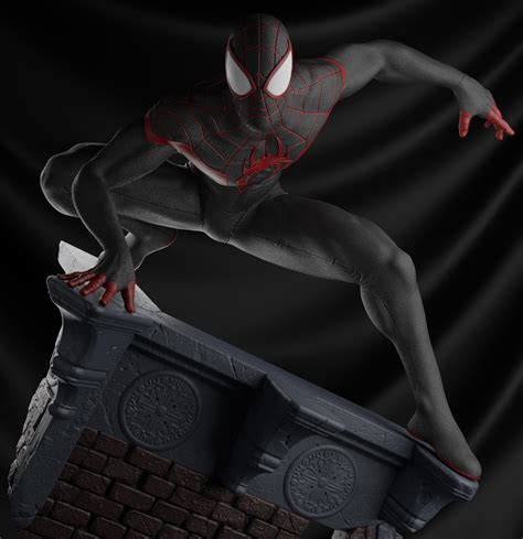 3d Print Model Amazing Spider Man Miles Morales