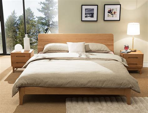 wooden bed frame beaumont edition wood bed frame