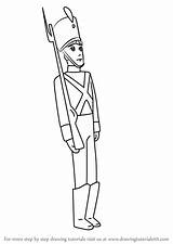 Soldier Tin Draw Fantasia Drawing Step Cartoon Drawingtutorials101 sketch template