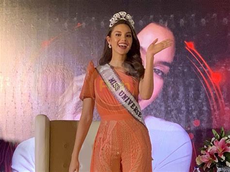 Catriona Gray Is Back In Manila For Her Homecoming Celebration Push