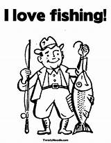 Coloring Fishing Printable Para Colorear Fish Pesca Animal Adult Baseball Páginas Sports Niños sketch template