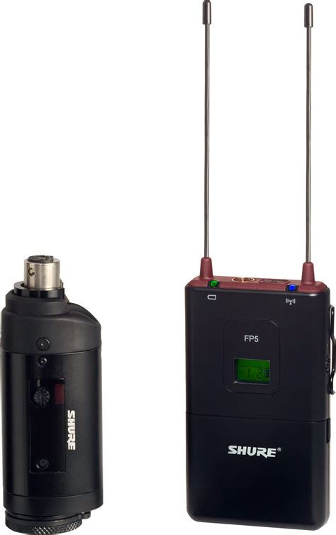 shure fp plug  transmitter wireless mic system  mhz