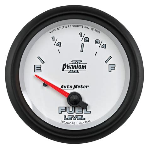 auto meter  phantom ii series   fuel level gauge