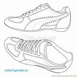 Coloring Shoes Nike Pages Shoe Soccer Drawing Air Running Mag Cleats Booties Baby Getdrawings Vans Getcolorings Puma Color Printable sketch template