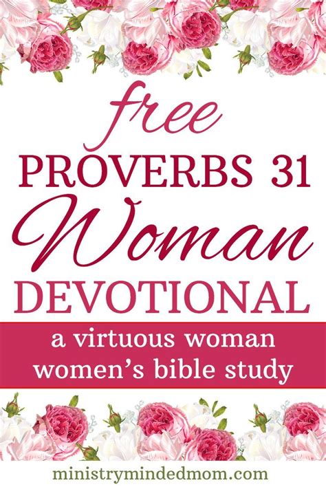 proverbs  woman devotional virtuous woman bible study womens