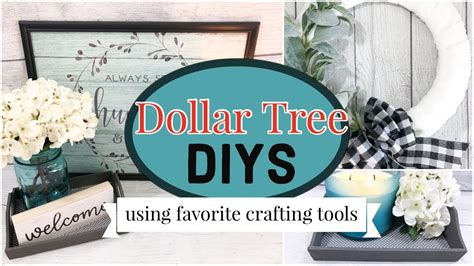 easy dollar tree diy decor ideas youtube