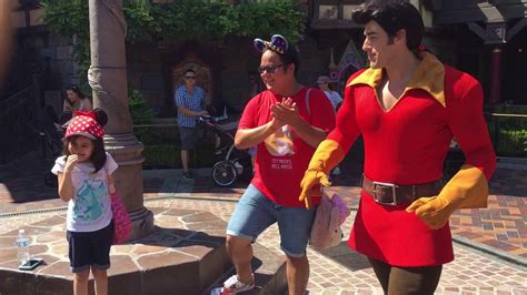Real Life Gaston Live Show At Disneyland 2016 Fantasyland