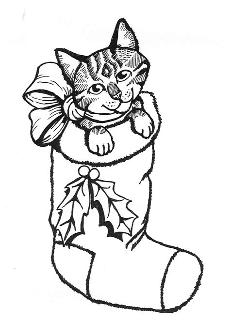 realistic kitten coloring pages  getdrawings