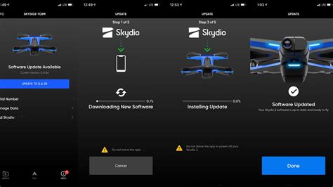 skydio releases ios firmware update  skydio  drone version