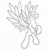 Pegasus Whiteraven Alicorn Equestria sketch template