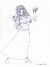 Bellatrix Lestrange Template sketch template