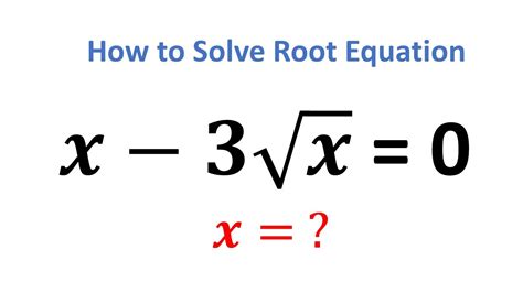 solve  spare root problem youtube
