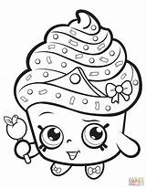 Coloring Lippy Lips Shopkins Pages Getcolorings sketch template