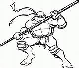Coloring Ninja Mutant Turtles Pages Teenage Memorable sketch template