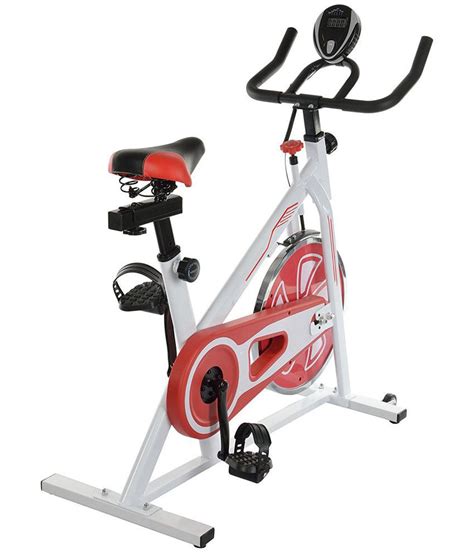 iris indoor cycle trainer fitness spin bike  kgs flywheel white buy    price