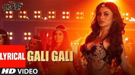Kgf Song Gali Gali Lyrical Hindi Video Songs Times Of India