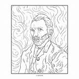 Gogh Smartie sketch template