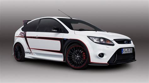 white ford coupe car ford focus rs tuning hd wallpaper wallpaper flare