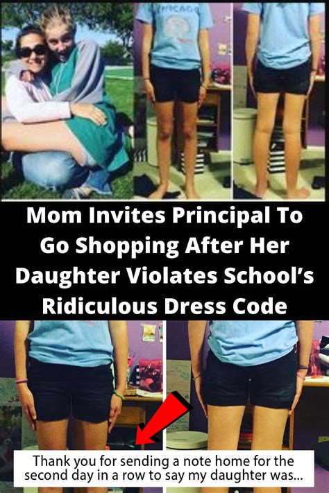mom invites principal to go shopping after her daughter violates