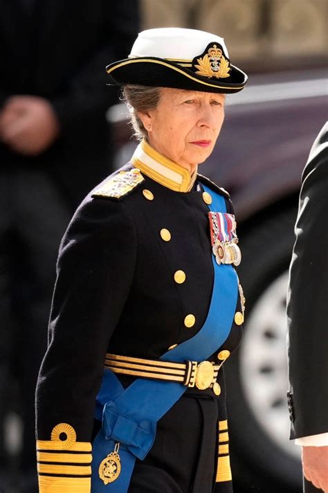 Princess Anne Suits Up In Royal Military Uniform For Queen Elizabeth