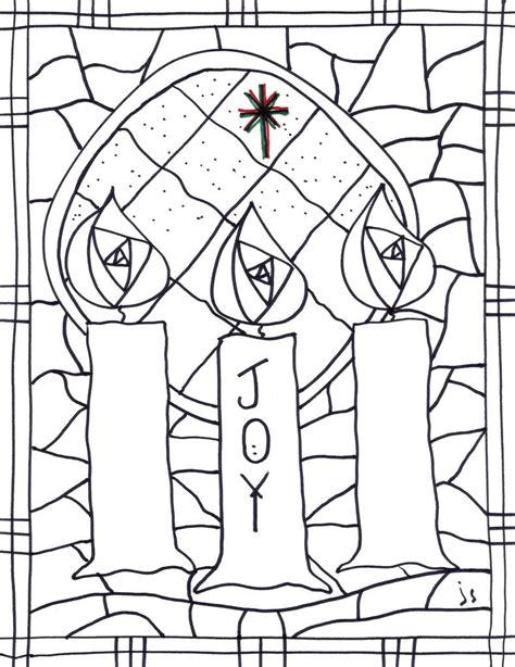 printable advent coloring pages