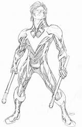 Nightwing Redesign Guinnessyde sketch template