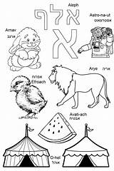 Hebrew Coloring Alphabet Book Aleph Pages Learn Learning Children Amazon Lessons Bet Words Vowels Choose Board Colouring sketch template