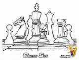 Chess Schachfiguren Tactics sketch template
