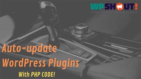 auto updates  wordpress plugins themes  code youtube