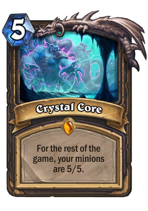 crystal core hearthstone card