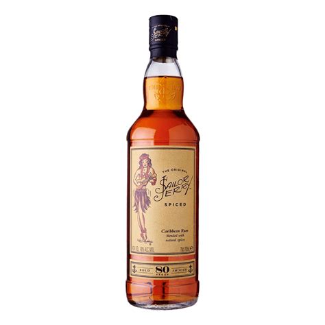 sailor jerry american spiced rum ml boozyph  liquor