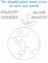 Save Coloring Earth Plants Quotes Environment Tree Plant Environmental Watering Pages Trees Quotesgram sketch template