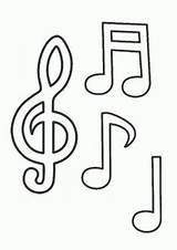 Notas Musicais Musicali Boyama Müzik Sayfası Notaları Chiave Violino Tok Tik Icono Sayfaları Musicales Aletleri sketch template