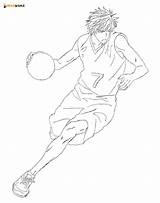 Kuroko Aniyuki Tetsuya sketch template