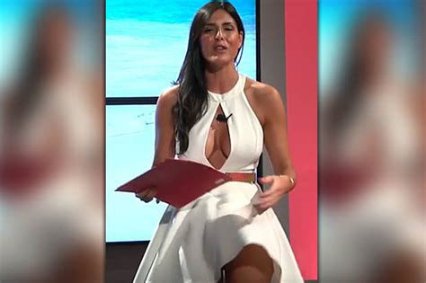 italian news presenter flashes underwear in tv wardrobe malfunction