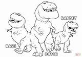 Coloring Nash Butch Ramsey Dinosaur Pages Good Dot sketch template