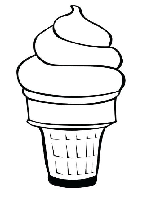 ice cream cone coloring pages  print  getcoloringscom