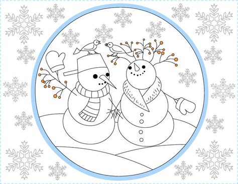 nicoles  coloring pages winter coloring pages