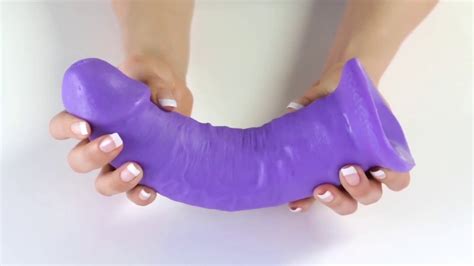 dillio slim purple realistic suction cup dildo youtube