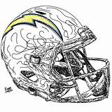 Chargers sketch template