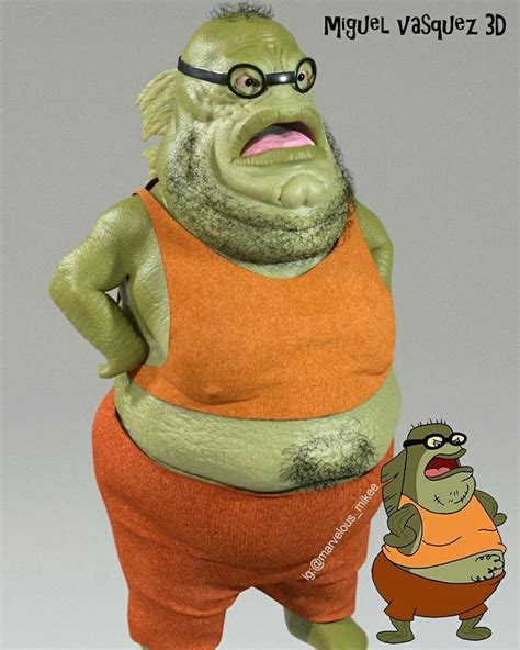 realistic cartoon character versions by miguel vasquez you