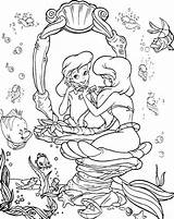 Coloring Pages Makeup Getcolorings Ariel Put Some Make sketch template