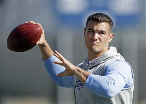 qb mitch trubisky draws crowd  north carolina pro day chicago tribune