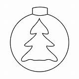 Coloring Christmas Ornament Pages Tree Kids Bestcoloringpagesforkids sketch template